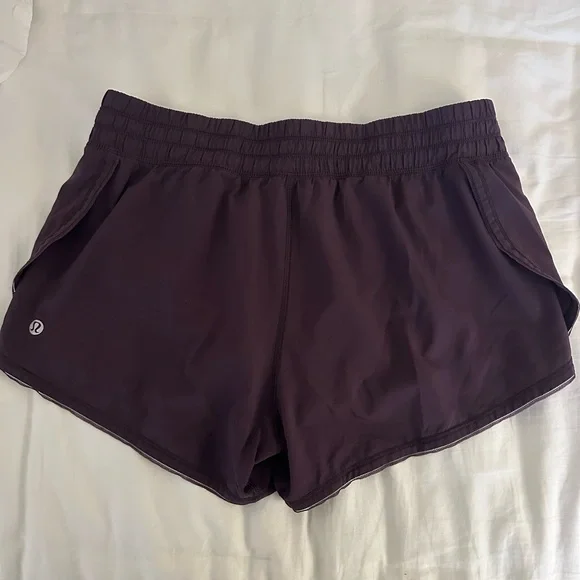 Lululemon Athletica Women's Plum/Purple Shorts - Picture 3 of 4